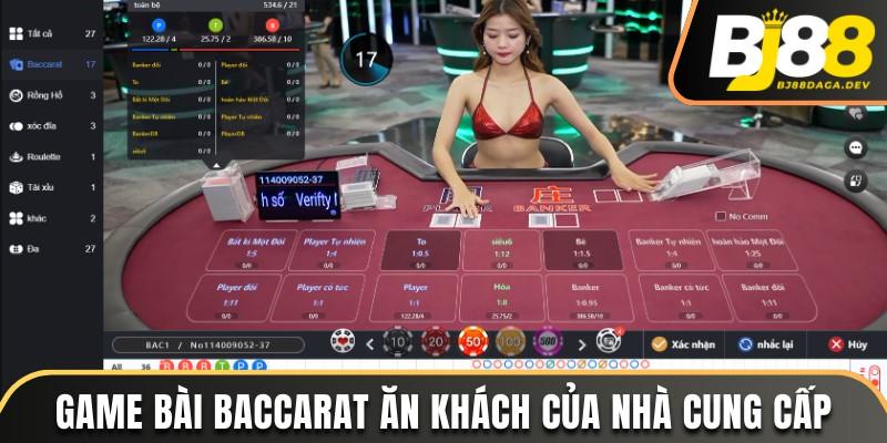 WM Casino - Nhà Phát Hành Sòng Bạc Live Tại Nhà Cái BJ88 3 Game bài Baccarat ăn khách của nhà cung cấp
