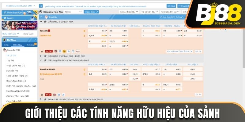 Esport BJ88 - Nhà Phát Hành Thể Thao Xanh Chín Của Nhà Cái 3 Giới thiệu các tính năng hữu hiệu của sảnh