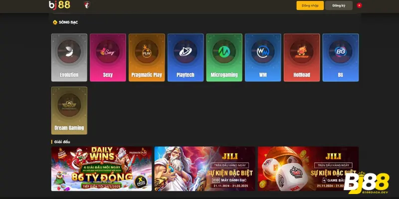Live Casino BJ88 - Đắm Chìm Thế Giới Sòng Bài Ngay Tại Nhà 3 Top 3 sảnh Casino ăn khách nhất BJ88