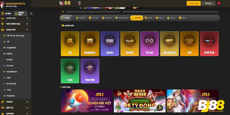 Game Bài BJ88 - Thế Giới Giải Trí Trực Tuyến Không Giới Hạn 3 Top 3 sảnh game bài đáng trải nghiệm nhất BJ88
